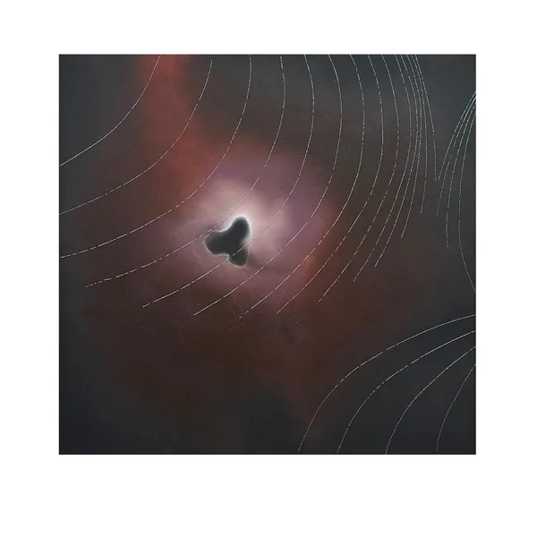 NEBULA III, 80x80 cm, olej a akryl na plátně