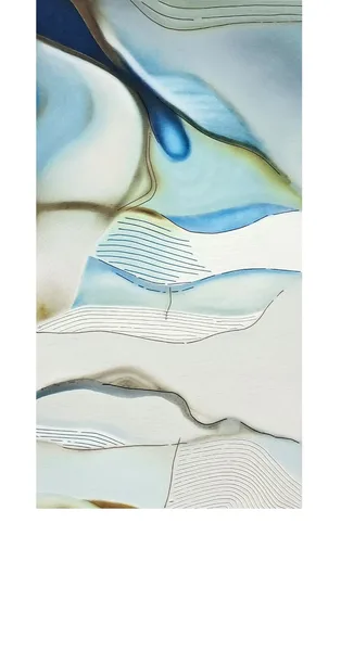 MARBLE II, 40x80 cm, olej a akryl na plátně  -  soukromá sbírka